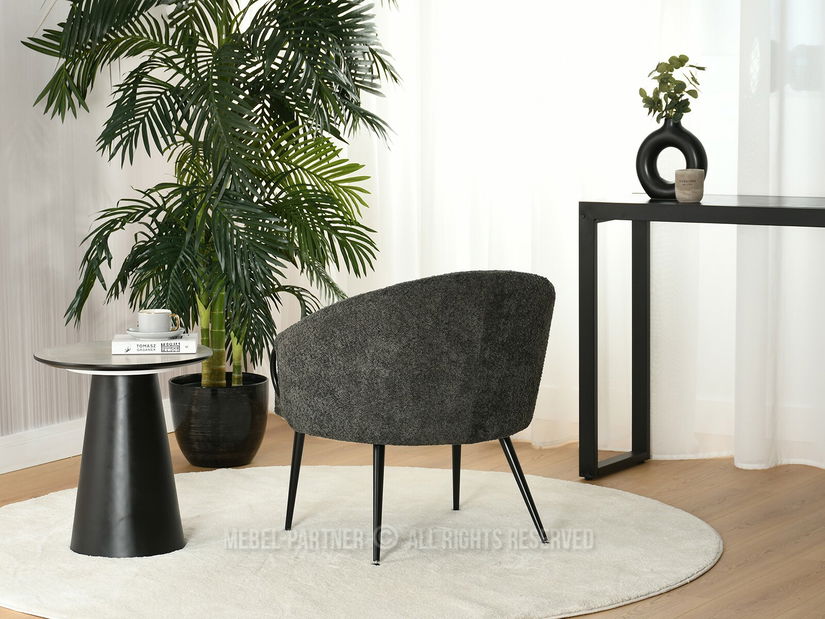 Křeslo Carma F (grafit + černá)