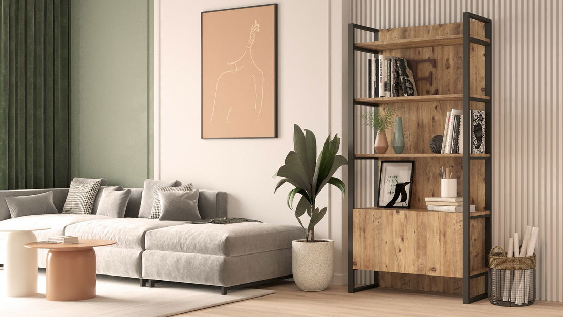 Regál Mele 6 (Borovice antlantic)