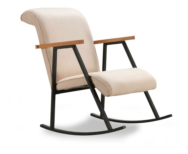 Houpací křeslo Yoko (krémová)