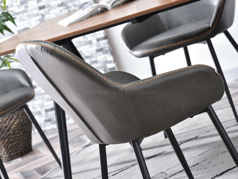 Židle Gemer (šedá + černá)