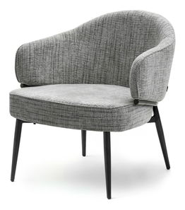 Křeslo Alfredo (šedá + černá)