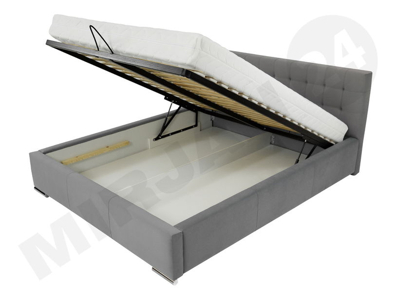 Manželská postel 140cm Hermon (bílá)