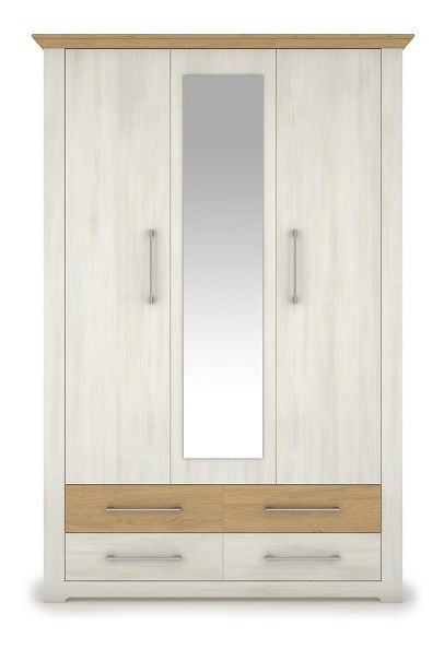 Šatní skříň se zrcadlem Arsal 3D4S