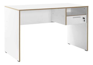 PC stolek Calliope 2 (bílá + dub)