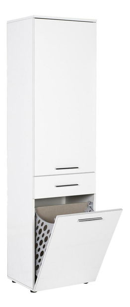 Policová skříň Adralona (bílá)