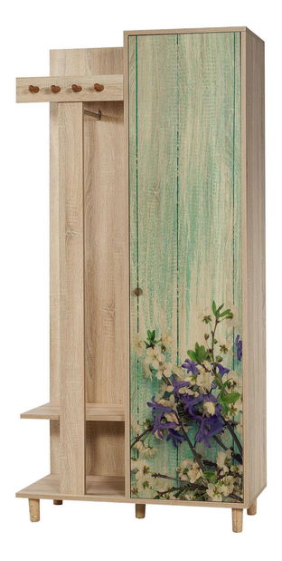 Předsíňová stěna Gardin 727 (dub sonoma)