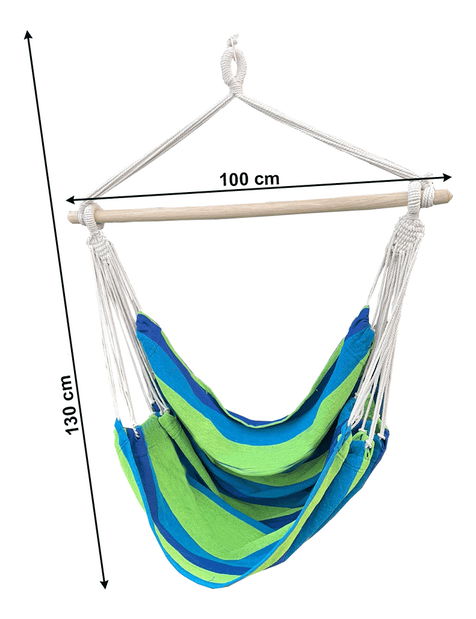 Závěsné houpací křeslo Gilda (vícebarevné)