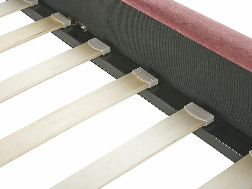 Manželská postel 160 cm Alise (růžová) (s roštem)