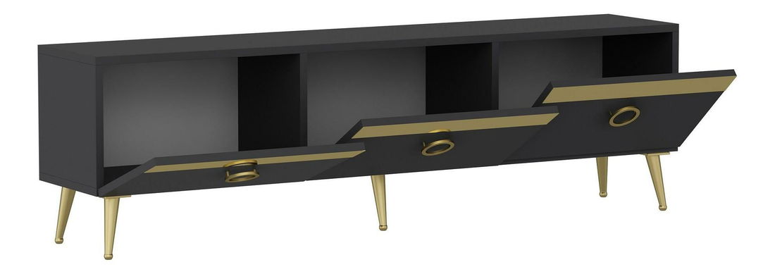 TV stolek/skříňka Vidipo (antracit)