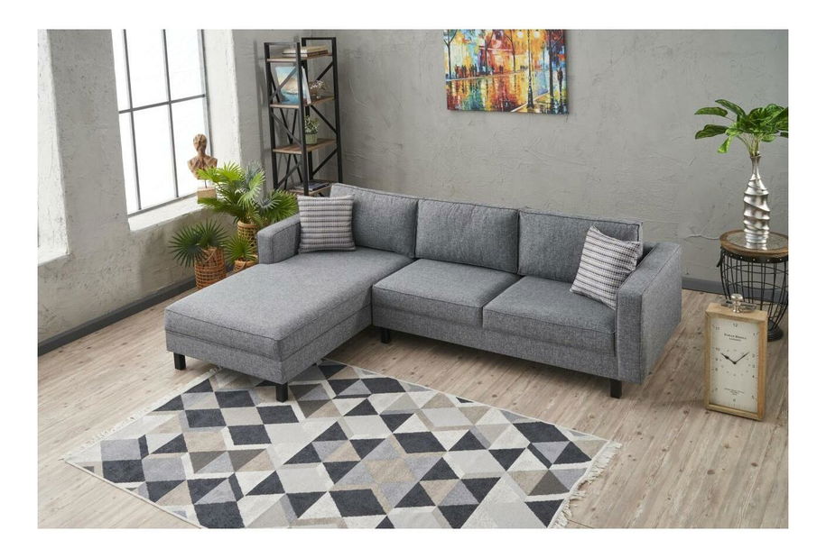 Rohová sedačka Kalen 1 (L) (šedá)