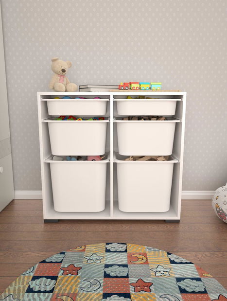 Organizér na hračky Dremonka 5 (bílá)