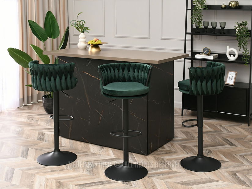 Židle Adel (zelená + černá)