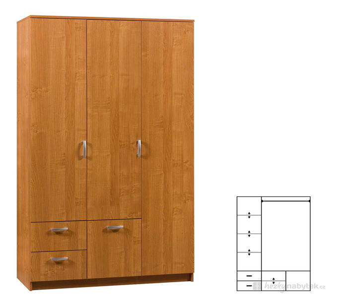 Šatní skříň Venecja 2