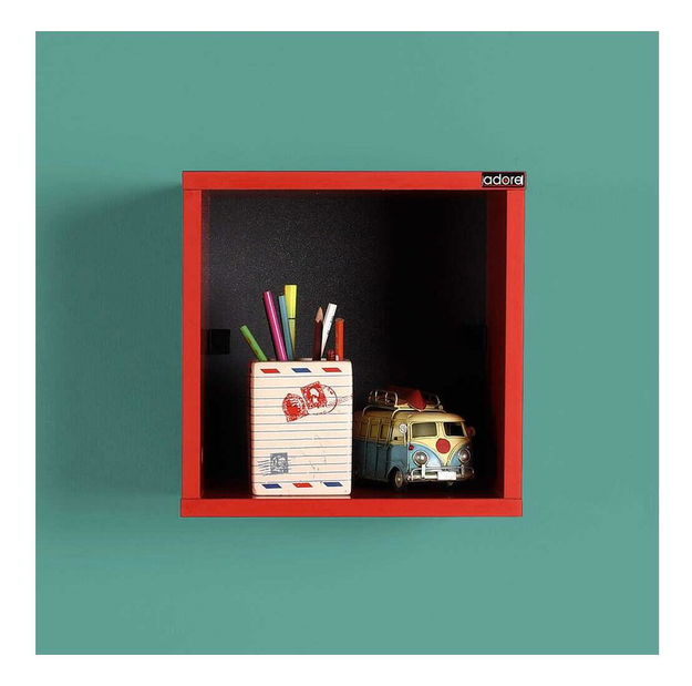 Závěsná police Riona (červená)