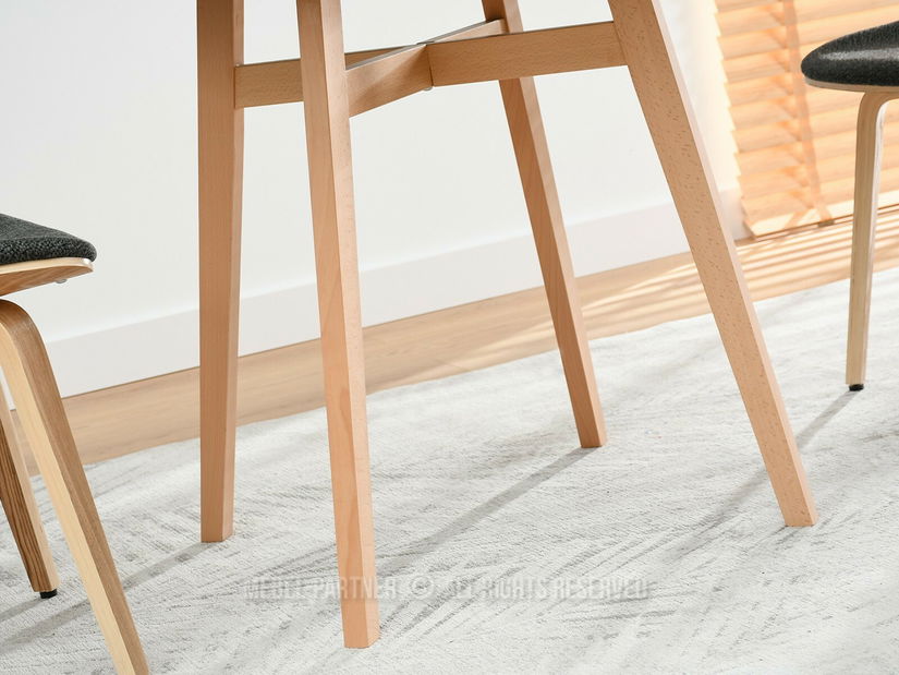 Jídelní stůl Croc (černá + buk)