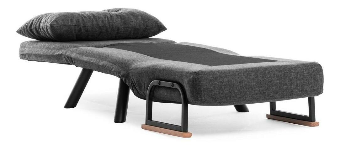 Rozkládací křeslo Sandy (tmavě šedá)