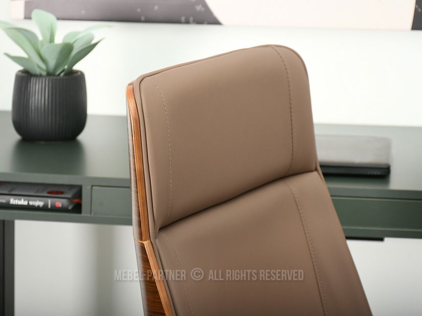 Židle Aukley (ořech + černá)