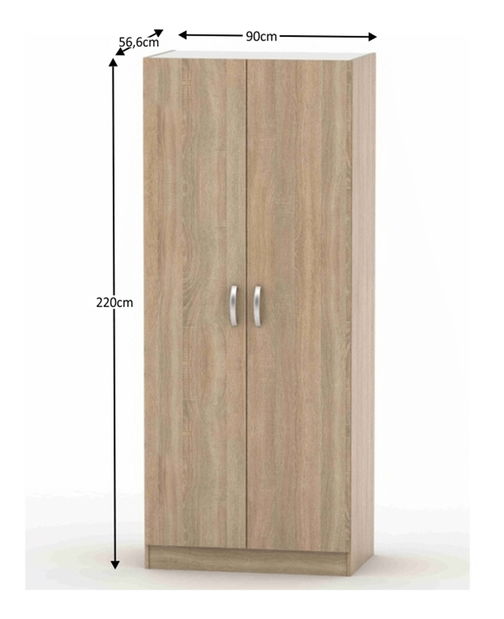 Šatní skříň BE02-003-00 Breanna