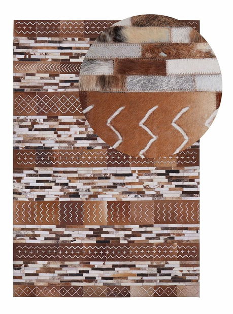 Koberec 160 x 230 cm HARUL (hnědá)