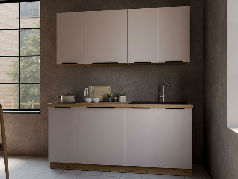 Horní kuchyňská skříňka Sayla 60 GU-36 1F (kašmír + dub artisan)