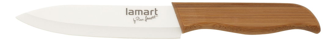 Kuchyňský nůž Lamart Bamboo 13cm (hnědá)