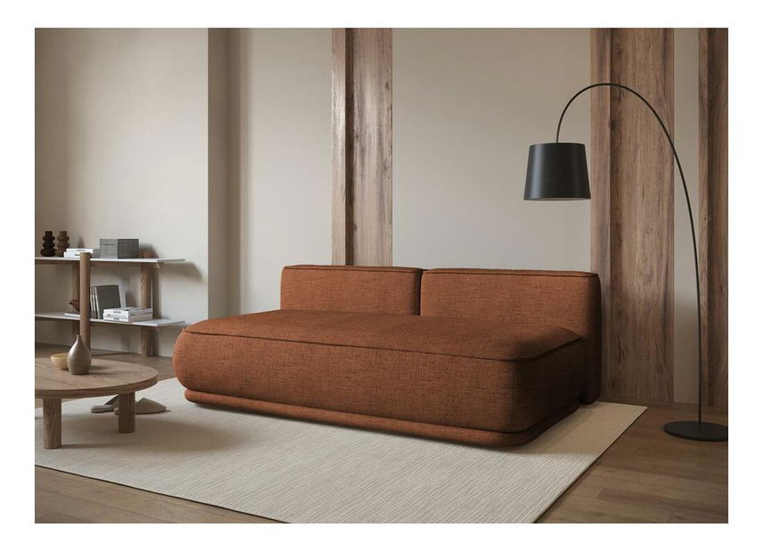 Pohovka trojsedačka Lesanna (měděná + černá)