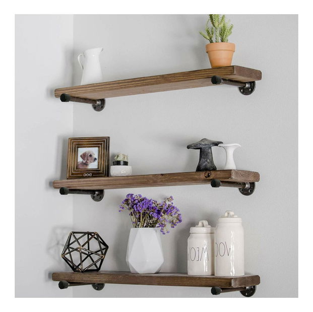 Set 3ks. polic Nenanu 30 (ořech + černá)