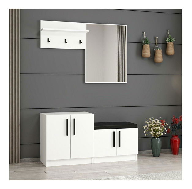  Předsíňová sestava Nemake 25 (bílá)