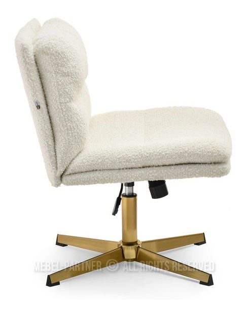 Židle Sky (krémová + zlatá)