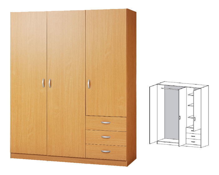 Šatní skříň 75021/41