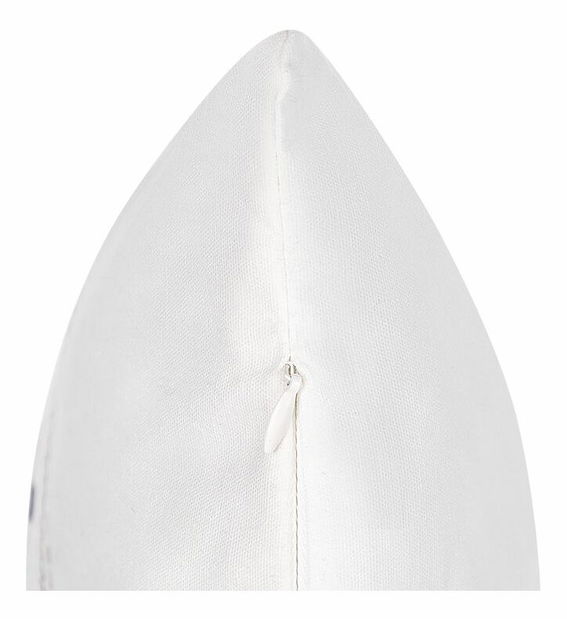 Sada 2 ozdobných polštářů 45 x 45 cm Donn (bílá)