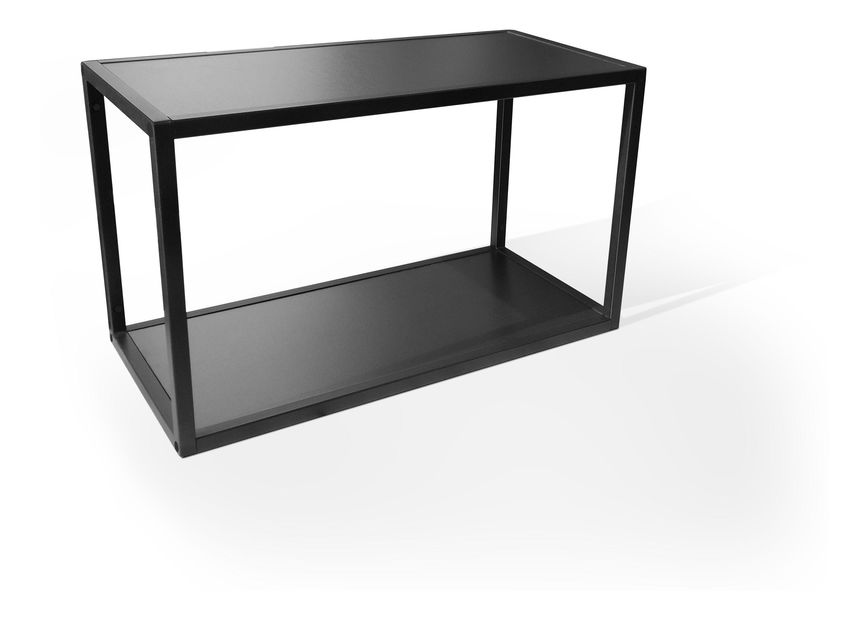 Kuchyňská police Onnea (černá matná + černá)