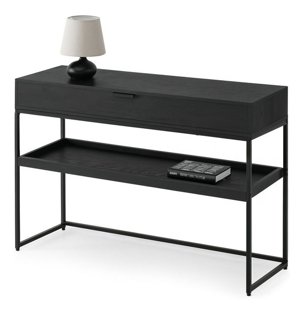 Konzolový stolek Nicamente (černá)