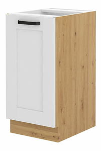 Dolní kuchyňská skříňka Lucid 40 D 1F BB (dub artisan + bílá)