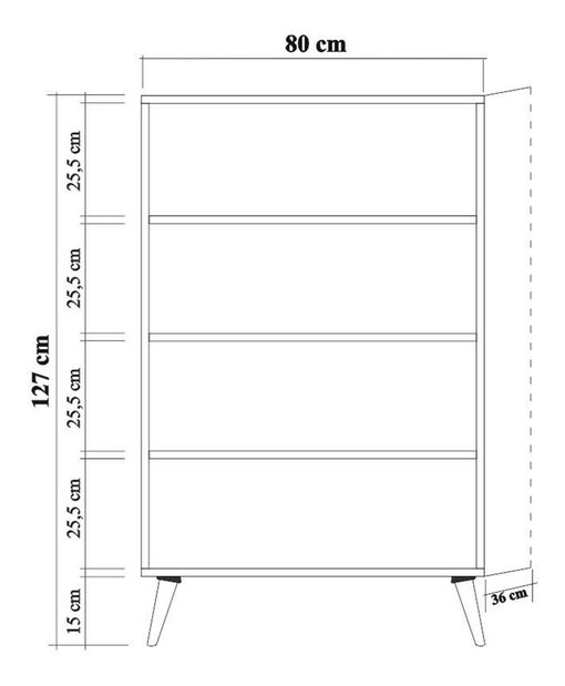 Skříňka Multibox 720 (dub sonoma)