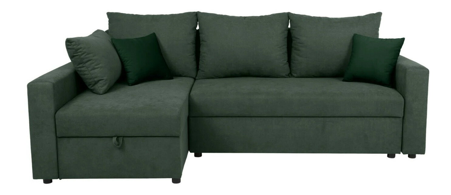 Rohová sedačka Brw Řecky (zelená) (L)