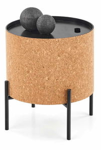 Konferenční stolek Shae (přirodna + černá)