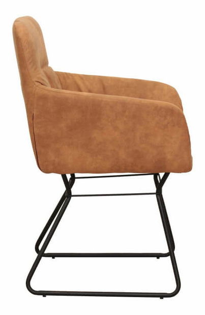 Jídelní křeslo Lantos (hnědá)