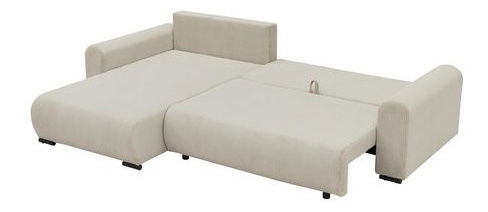 Rohová sedací souprava Desencadena (stříbrnošedá)