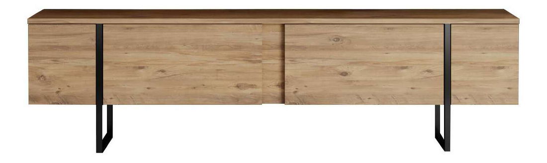 TV stolek/skříňka Luxurento (borovice černá)