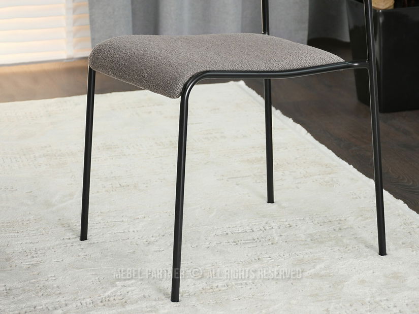 Židle Nora (světlohnědá + černá)