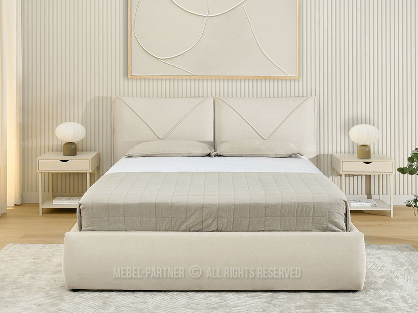 Manželská postel 180 cm Verdadera 180 (béžová)