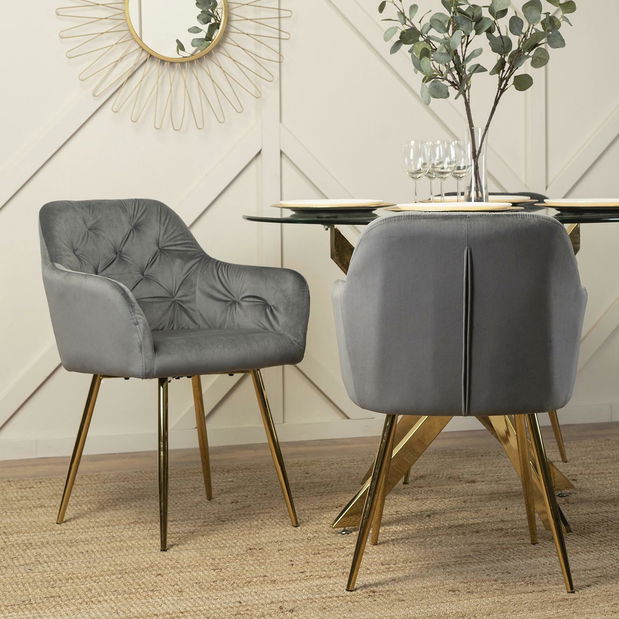 Jídelní židle Respaldar (šedá)