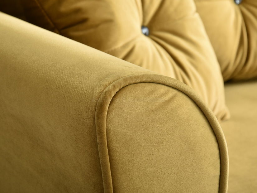 Pohovka dvousedačka Lirica (černá)