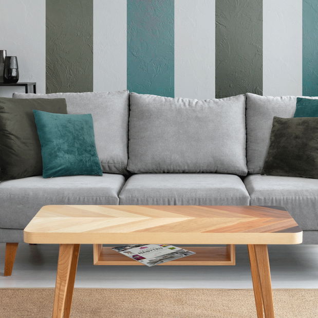 Polštář Oleana (tyrkysová)