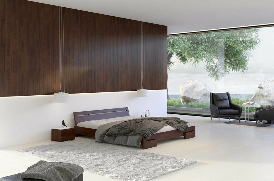 Manželská postel 180 cm Naturlig Bokeskogen (borovice)