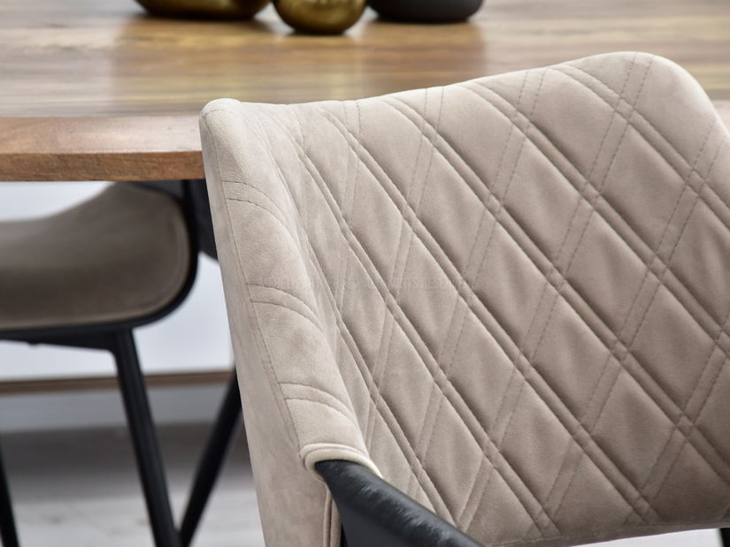 Židle Rolf K (béžová + černá)