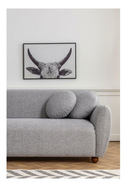 Rohová sedačka Edoletta 1 (L) (světle šedá)