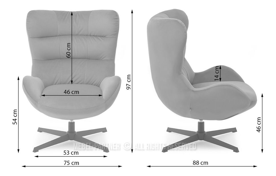 Relaxační křeslo Sikula (zelená + černá)
