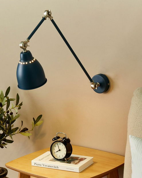 Nástěnné osvětlení Misza (modrá)